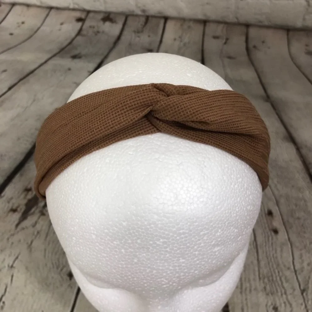 Brown Knotted Boho Headband